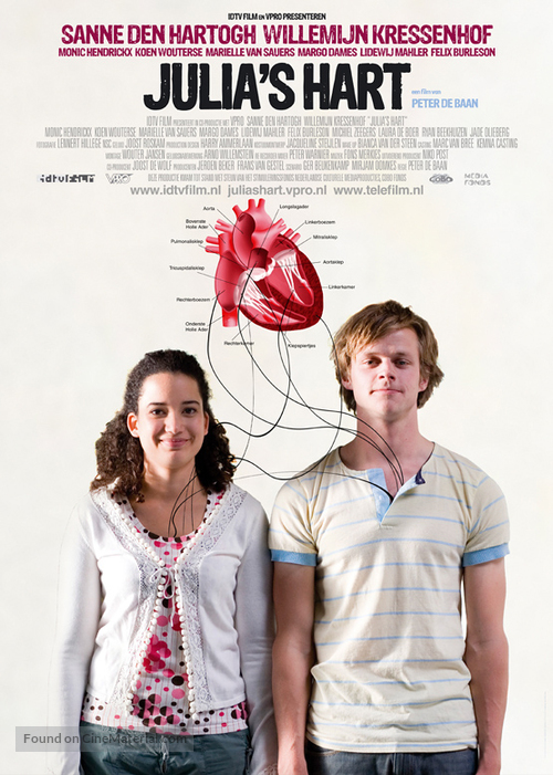 Julia&#039;s Hart - Dutch Movie Poster