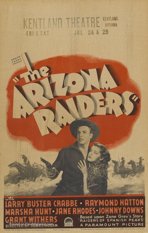 The Arizona Raiders - Movie Poster