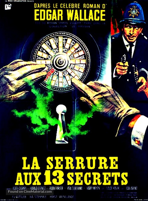 Die Gruft mit dem R&auml;tselschlo&szlig; - French Movie Poster