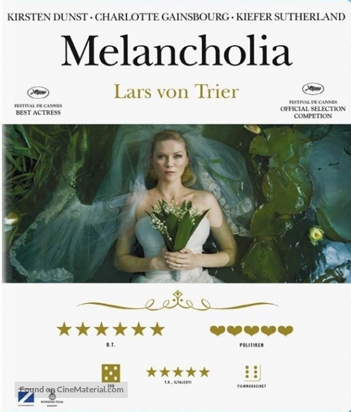 Melancholia - Swedish Blu-Ray movie cover