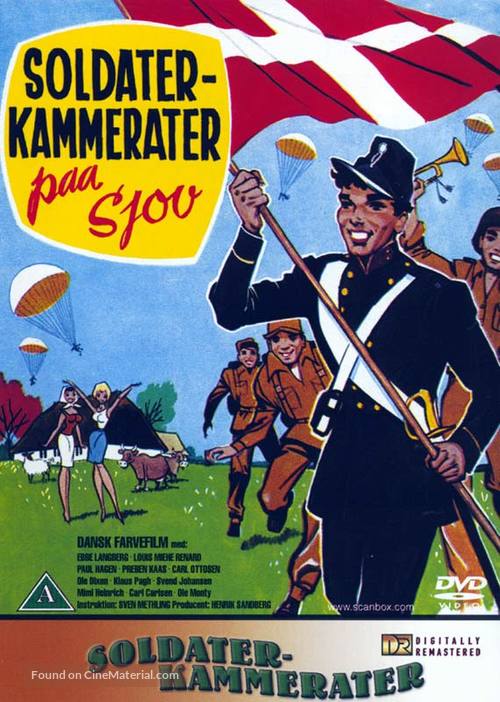 Soldaterkammerater p&aring; sjov - Danish DVD movie cover