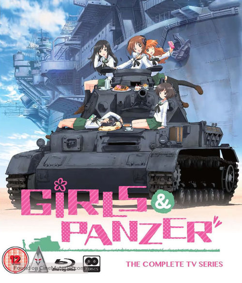 &quot;Girls und Panzer&quot; - British Blu-Ray movie cover