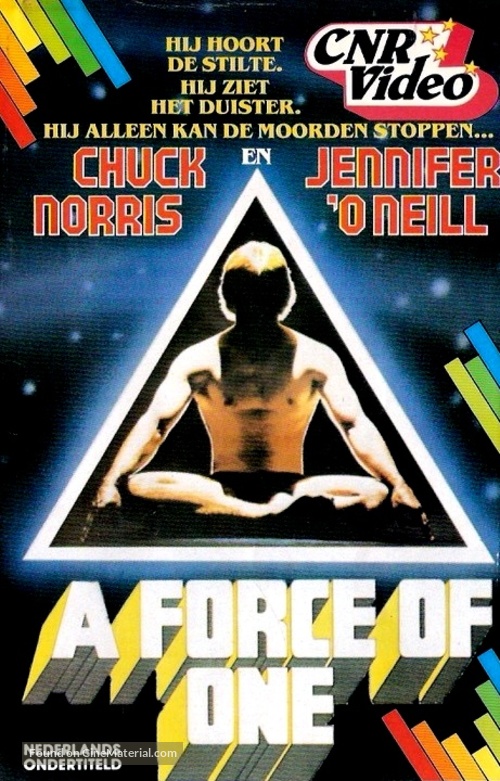 A Force of One - Dutch VHS movie cover