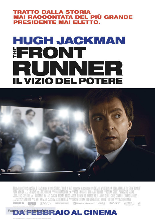 The Front Runner - Italian Movie Poster