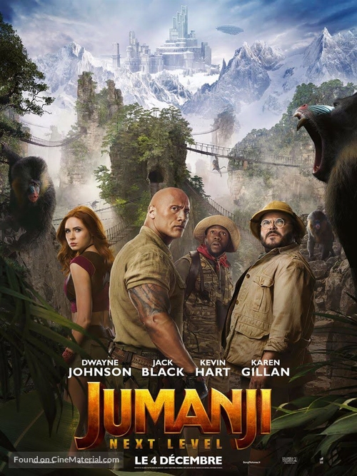 Jumanji: The Next Level - French Movie Poster