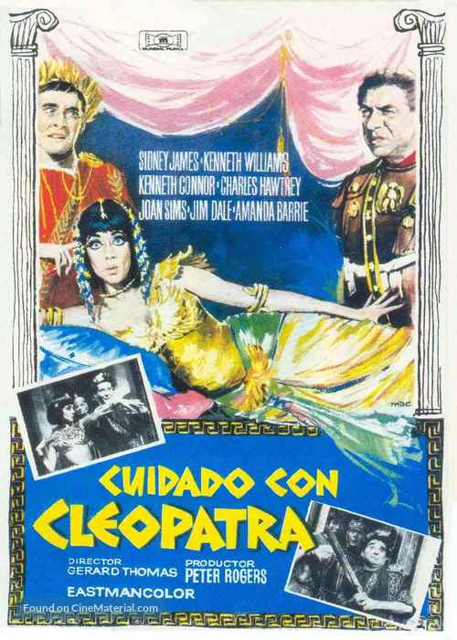 Carry on Cleo - Spanish Movie Poster