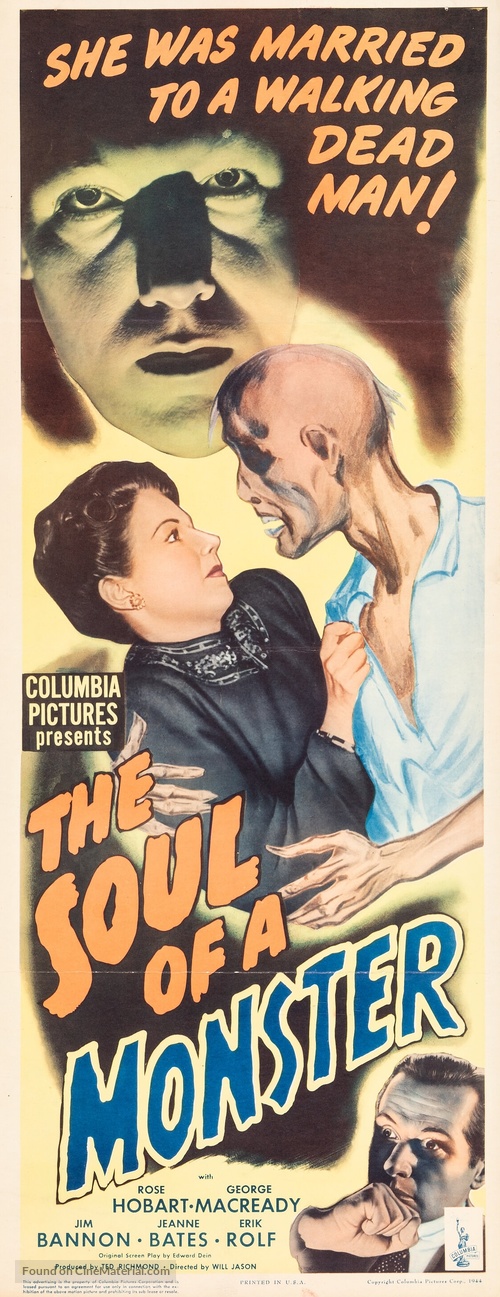 The Soul of a Monster - Movie Poster