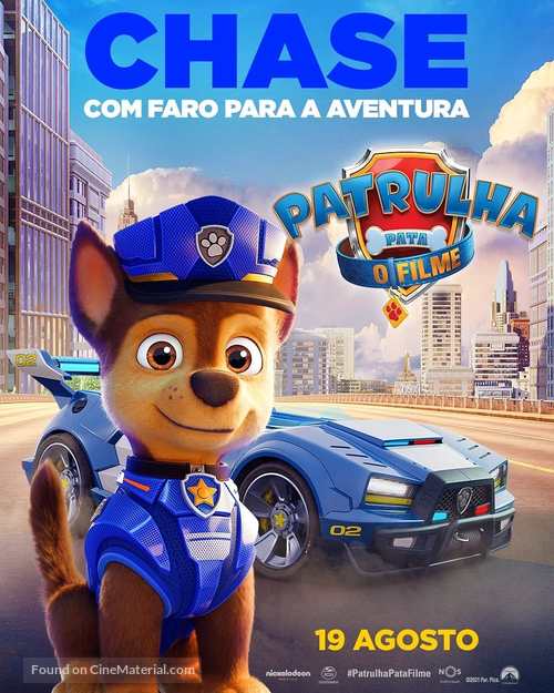 Paw Patrol: The Movie - Portuguese Movie Poster