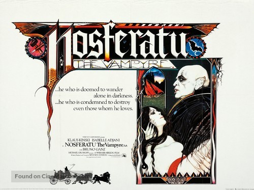 Nosferatu: Phantom der Nacht - British Movie Poster