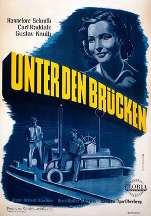 Unter den Br&uuml;cken - German Movie Poster