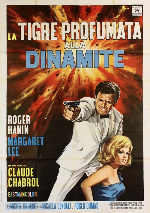 Le Tigre se parfume &agrave; la dynamite - Italian Movie Poster