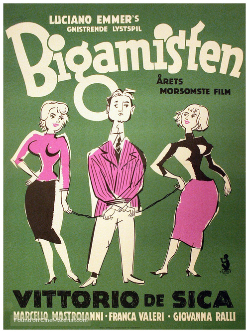 Bigamo, Il - Danish Movie Poster
