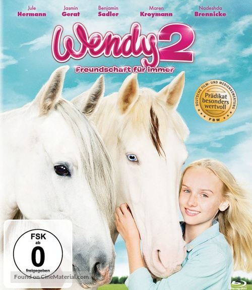 Wendy 2 - Freundschaft f&uuml;r immer - German Blu-Ray movie cover
