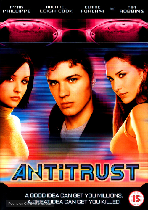 Antitrust - British DVD movie cover