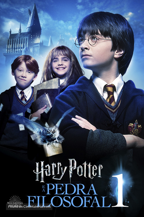 Harry Potter and the Philosopher&#039;s Stone - Brazilian Movie Cover