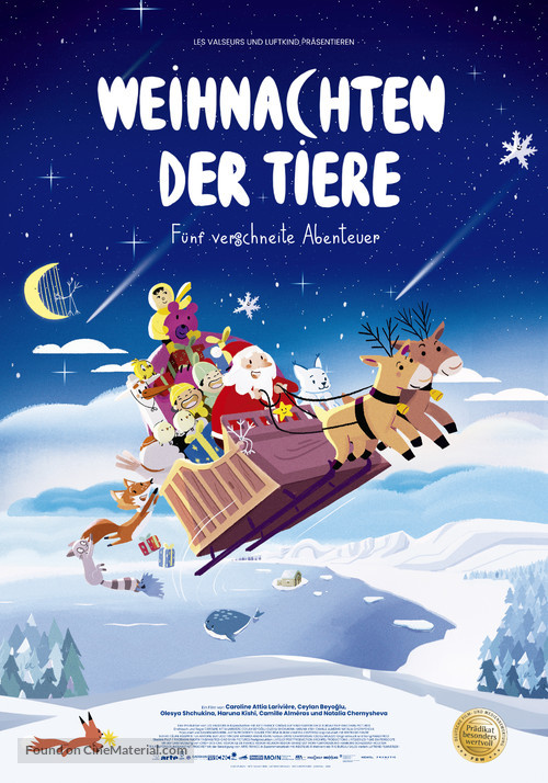 Animal Tales of Christmas Magic - Swiss Movie Poster