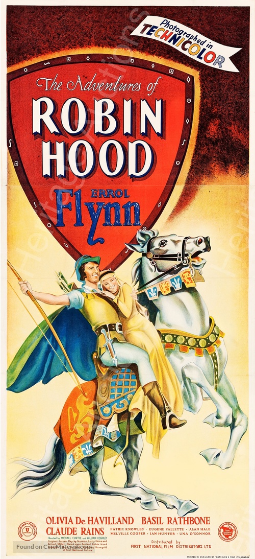 The Adventures of Robin Hood - British Movie Poster