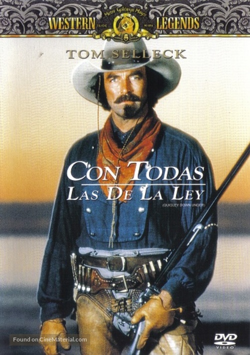 Quigley Down Under - Mexican DVD movie cover