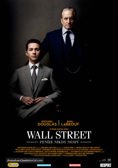 Wall Street: Money Never Sleeps - Czech Movie Poster