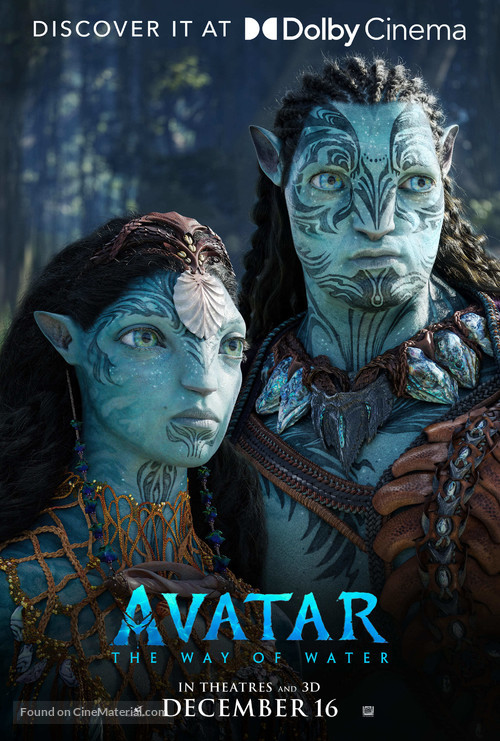 Avatar The Way of Water (2022) movie poster