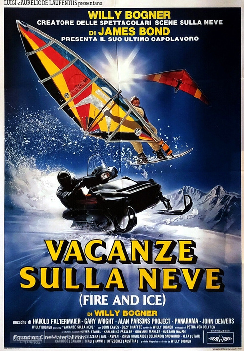 Fire and Ice - Italian Movie Poster