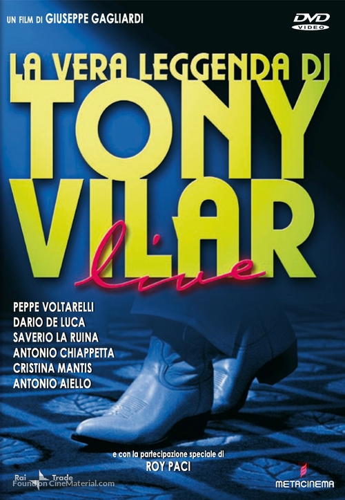 La vera leggenda di Tony Vilar - Italian DVD movie cover