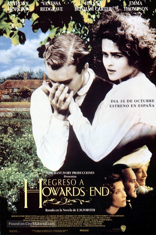 Howards End - Spanish Movie Poster