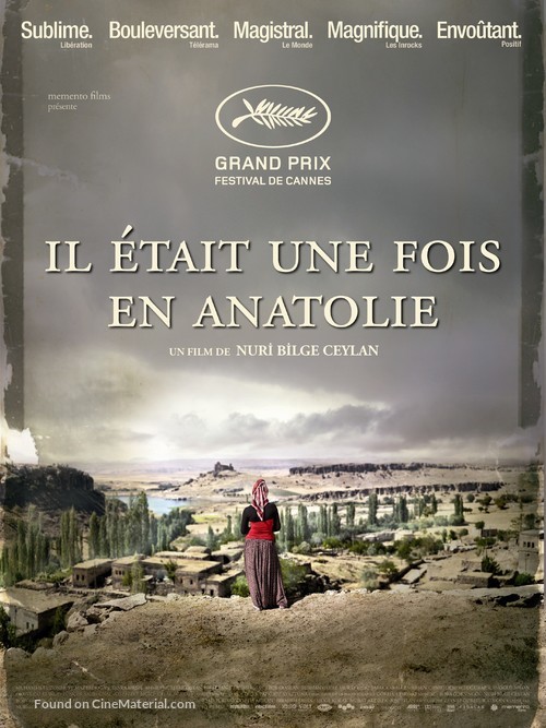 Bir zamanlar Anadolu&#039;da - French Movie Poster