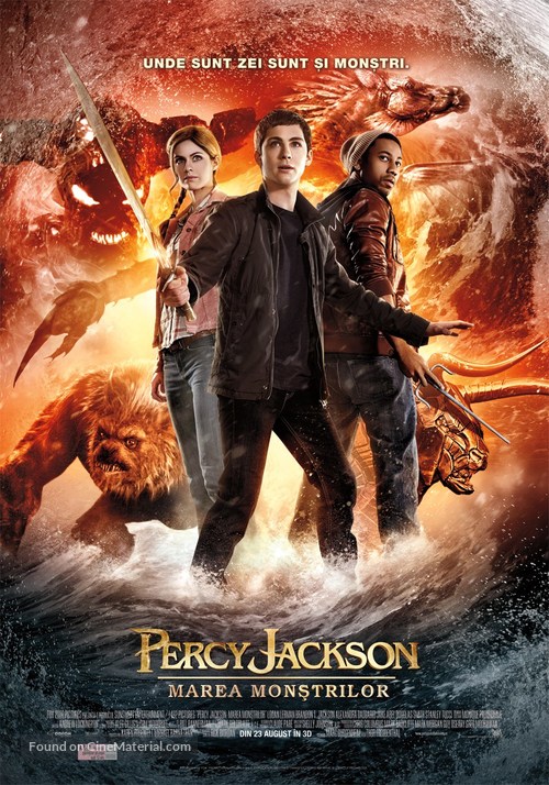 Percy Jackson: Sea of Monsters - Romanian Movie Poster