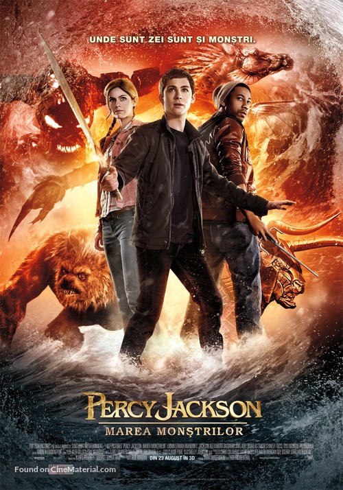 Percy Jackson: Sea of Monsters - Romanian Movie Poster