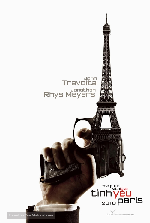 From Paris with Love - Vietnamese Movie Poster