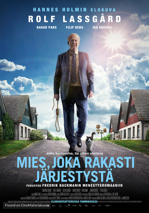 En man som heter Ove - Finnish Movie Poster