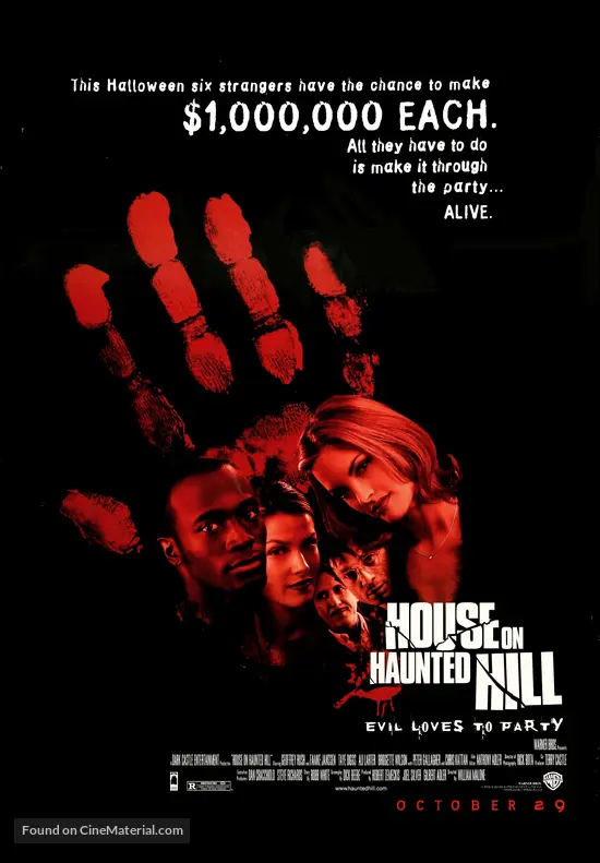House On Haunted Hill 1999 Full Movie Free House On Haunted Hill (1999) movie poster