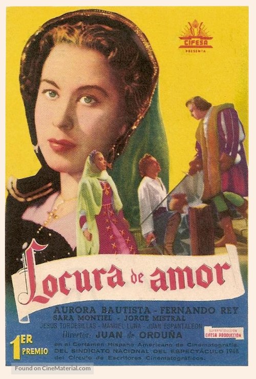 Locura de amor - Spanish Movie Poster