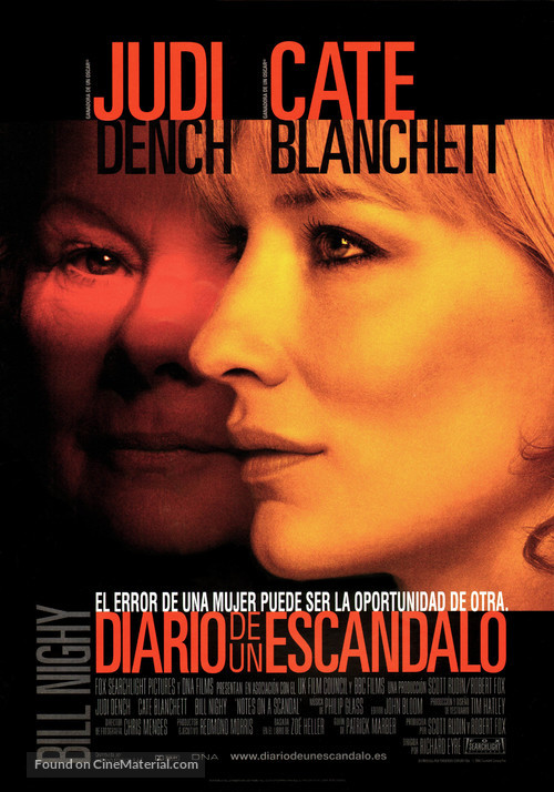 Notes on a Scandal - Spanish Movie Poster