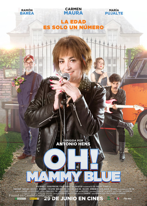 Oh! Mammy Blue - Spanish Movie Poster