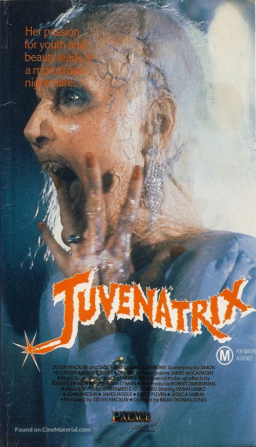 Rejuvenatrix - Australian VHS movie cover