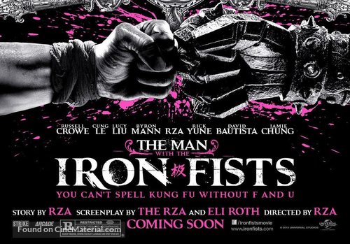 The Man with the Iron Fists - Movie Poster