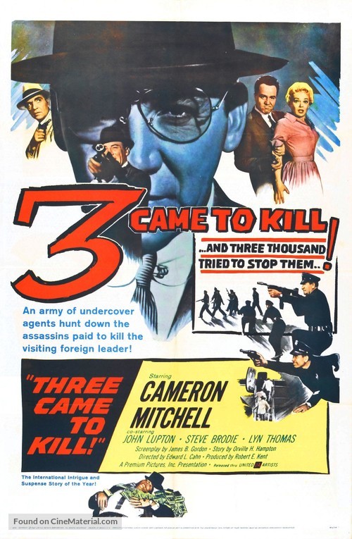 Three Came to Kill - Movie Poster