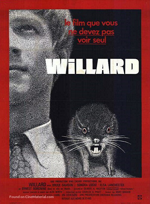 Willard - French Movie Poster