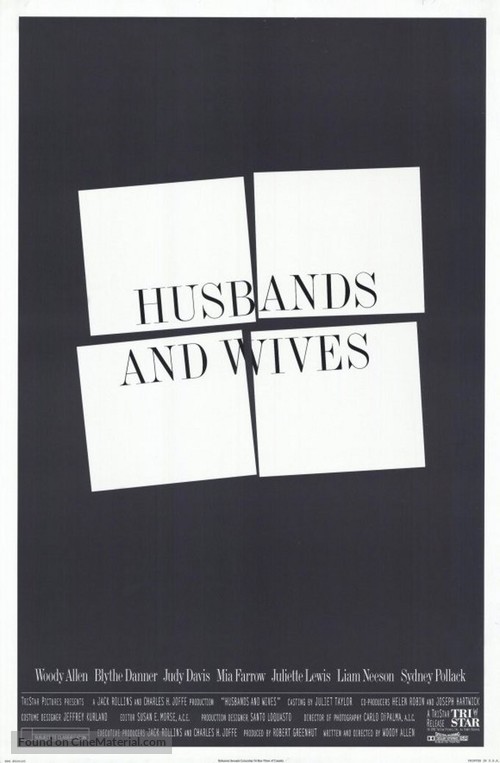 Husbands and Wives - Movie Poster