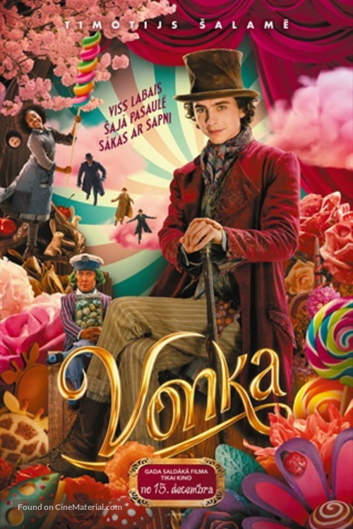 Wonka - Latvian Movie Poster