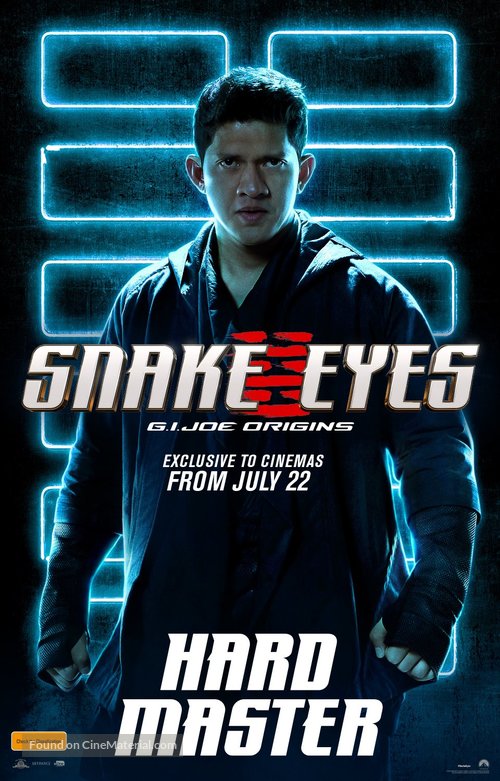 Snake Eyes: G.I. Joe Origins - Australian Movie Poster