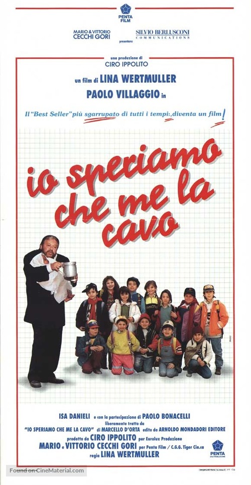 Io speriamo che me la cavo - Italian Movie Poster