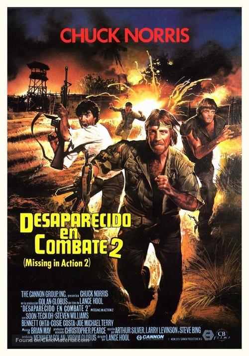 Missing in Action 2: The Beginning - Spanish Movie Poster