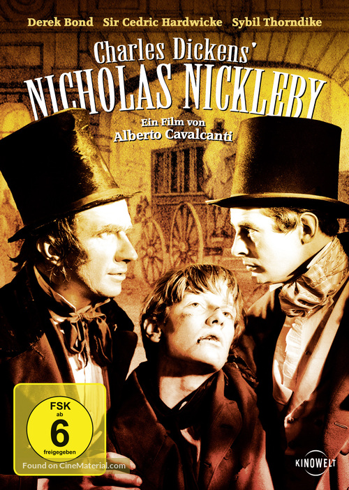 Nicholas Nickleby - German DVD movie cover