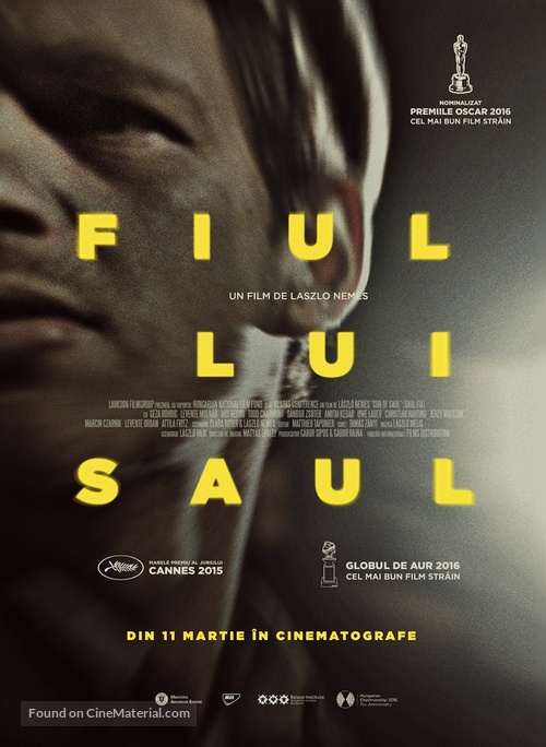 Saul fia - Romanian Movie Poster