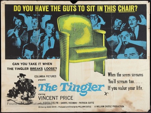 The Tingler - British Movie Poster