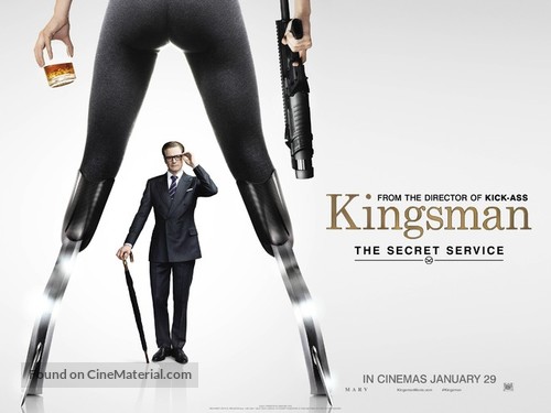 Kingsman: The Secret Service - British Movie Poster