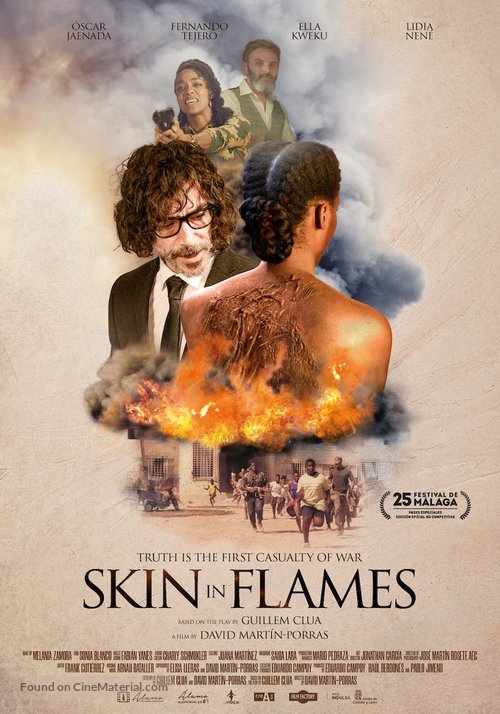 La piel en llamas - International Movie Poster